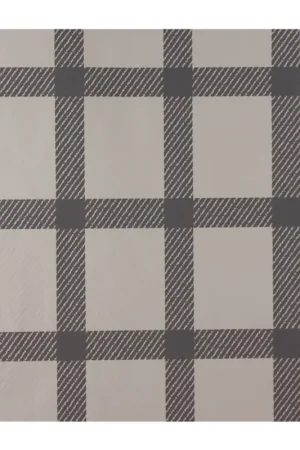 Dutch Wallcovering Royal Dutch Vliesbehang Ruit Grijs 7320-7 Speciale Aanbieding